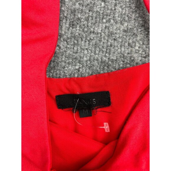 h:ours Dress Women's Medium Red Mini Shark Bite Cocktail Vegas Party - Picture 5 of 7